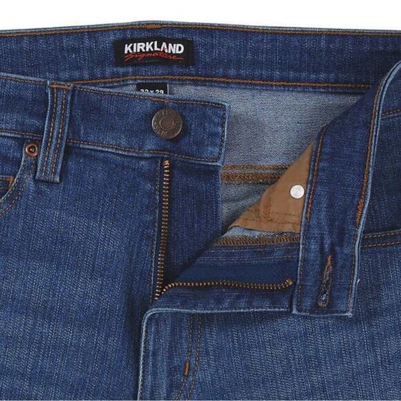 Kirkland Signature Men’s Jeans Blue Classic Stretch Denim Size 42 X 29 NWT - Picture 10 of 12